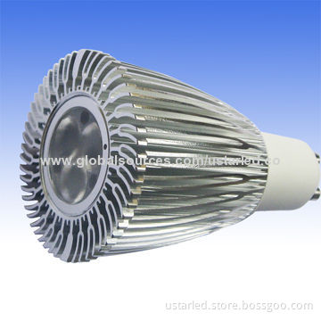Dimmable 3x3 GU10 LED Light Fixtures, AC/DC 12V, Pure Aluminum, CE and RoHS, Whole Lens, CRI>75